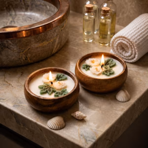 Handcrafted Botanical Soy Candle Set
