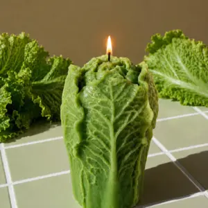 Realistic Lettuce Shaped Candle